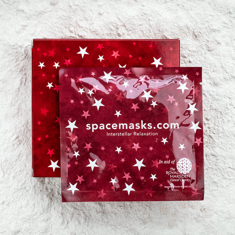 Spacemasks Rose Augenmaske Produktansicht