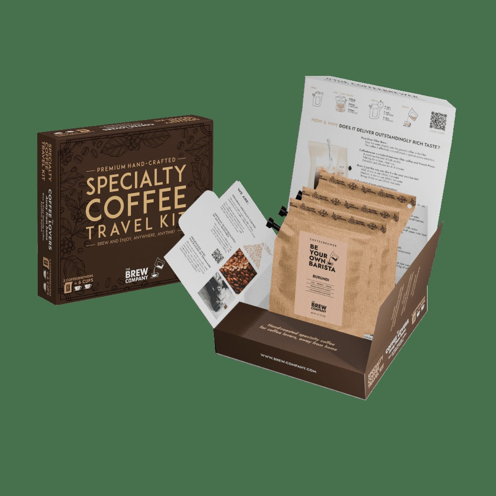 Kaffee-Geschenkset – Specialty Coffee Travel Kit 3 Pcs Gift Box