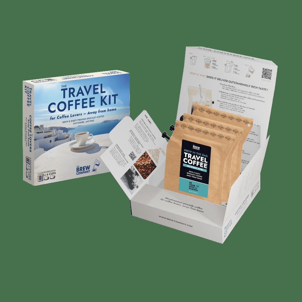 Kaffee-Geschenkset – Specialty Travel Coffee Kit 3 Pcs Gift Box