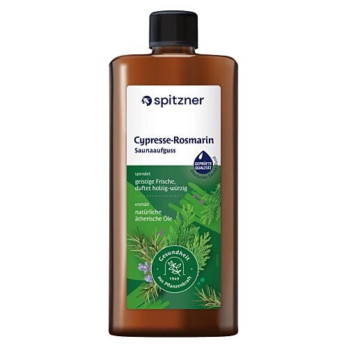SPITZNER Saunaaufguss Cypresse-Rosmarin 1 l