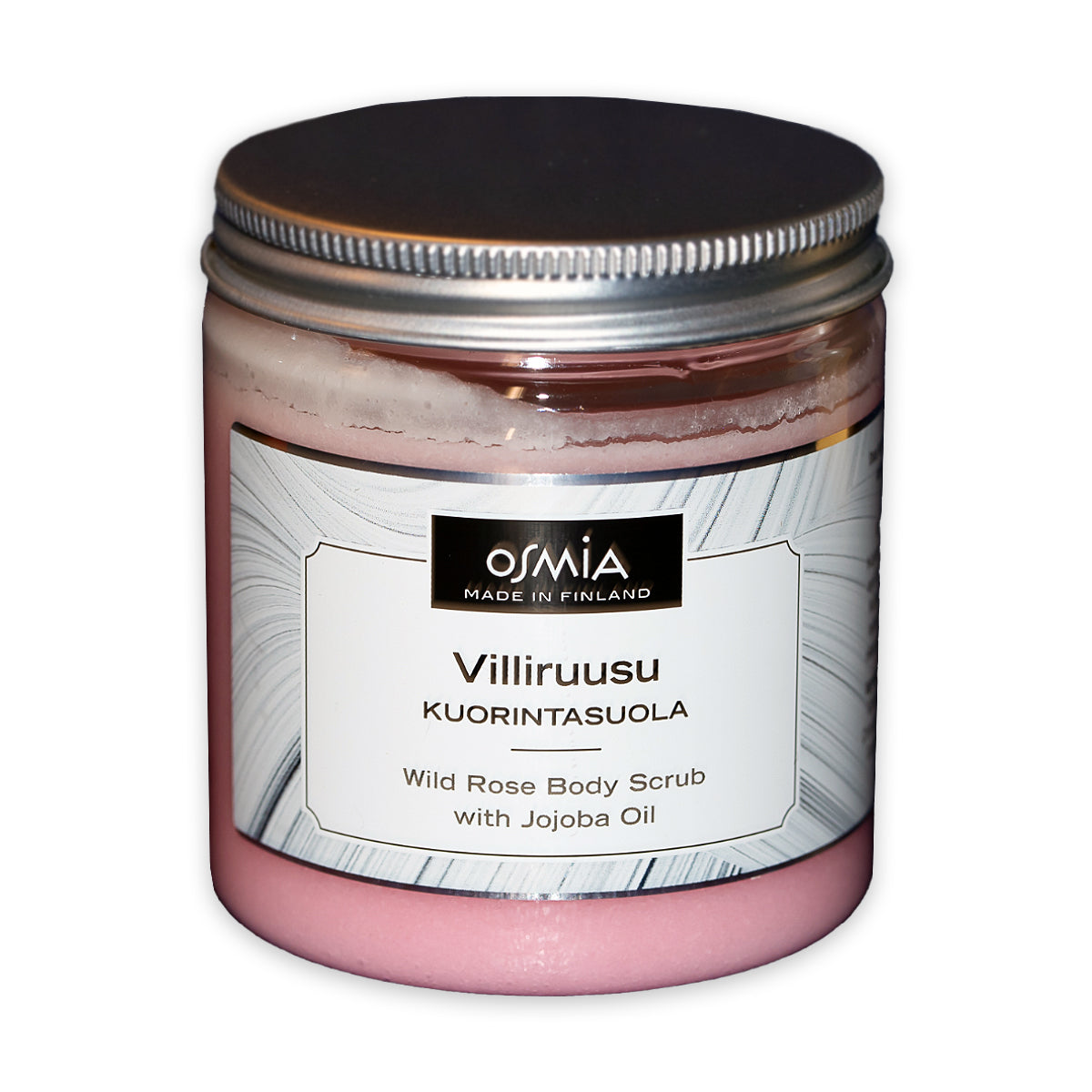 Wild rose body scrubbing salt