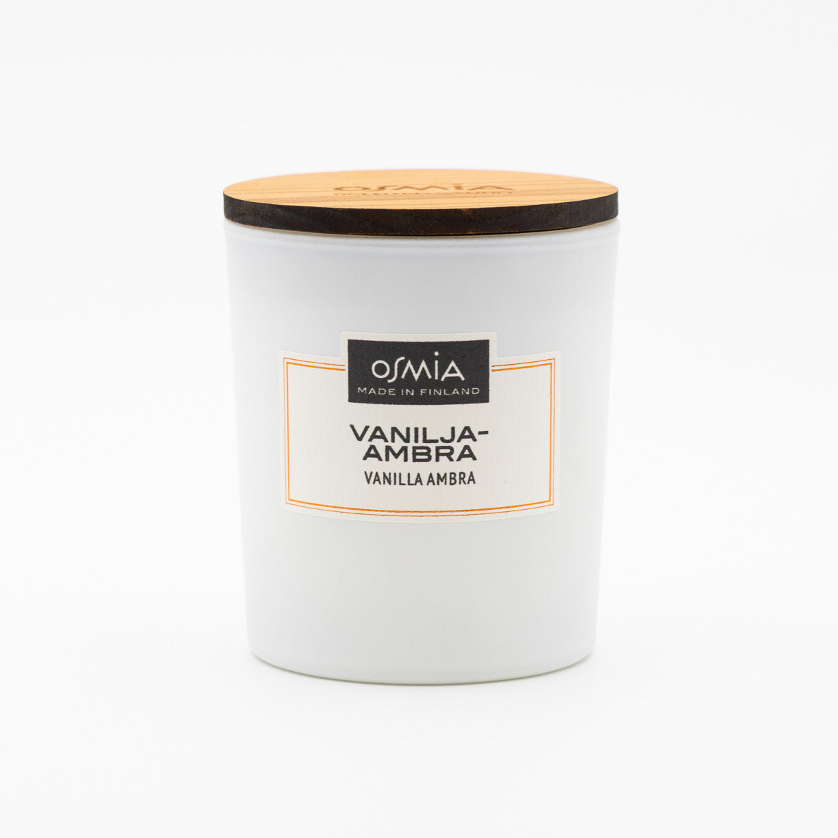 Vanilla-Amber scented candle (150g)