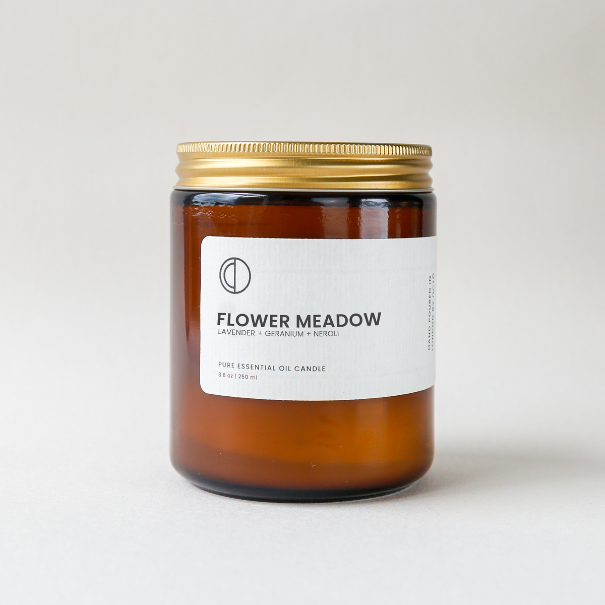 Octo London Flower Meadow – Duftkerze im Braunglas