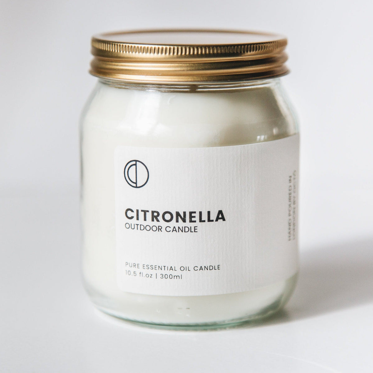 Octo London Citronella - Outdoor candle – Outdoor-Kerze im Klarglas, 300 ml