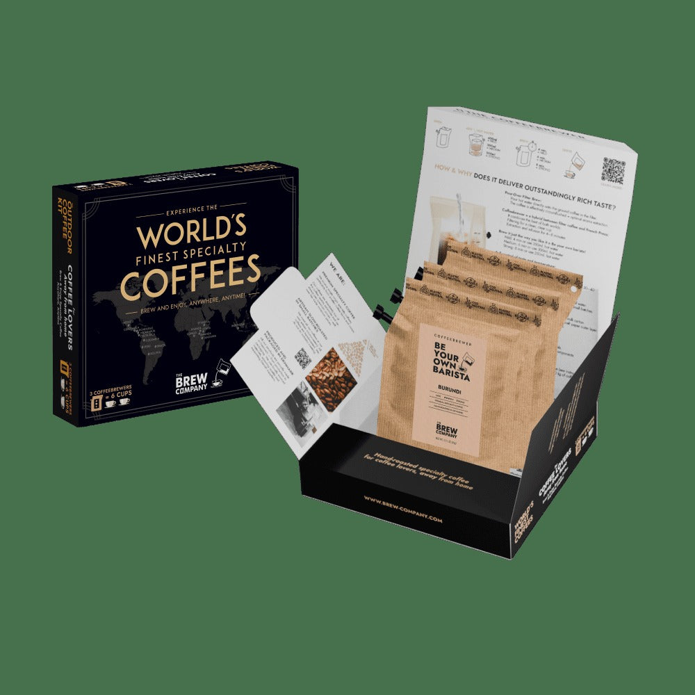Kaffee-Geschenkset – World's Finest Specialty Coffee 3 Pcs Gift Box