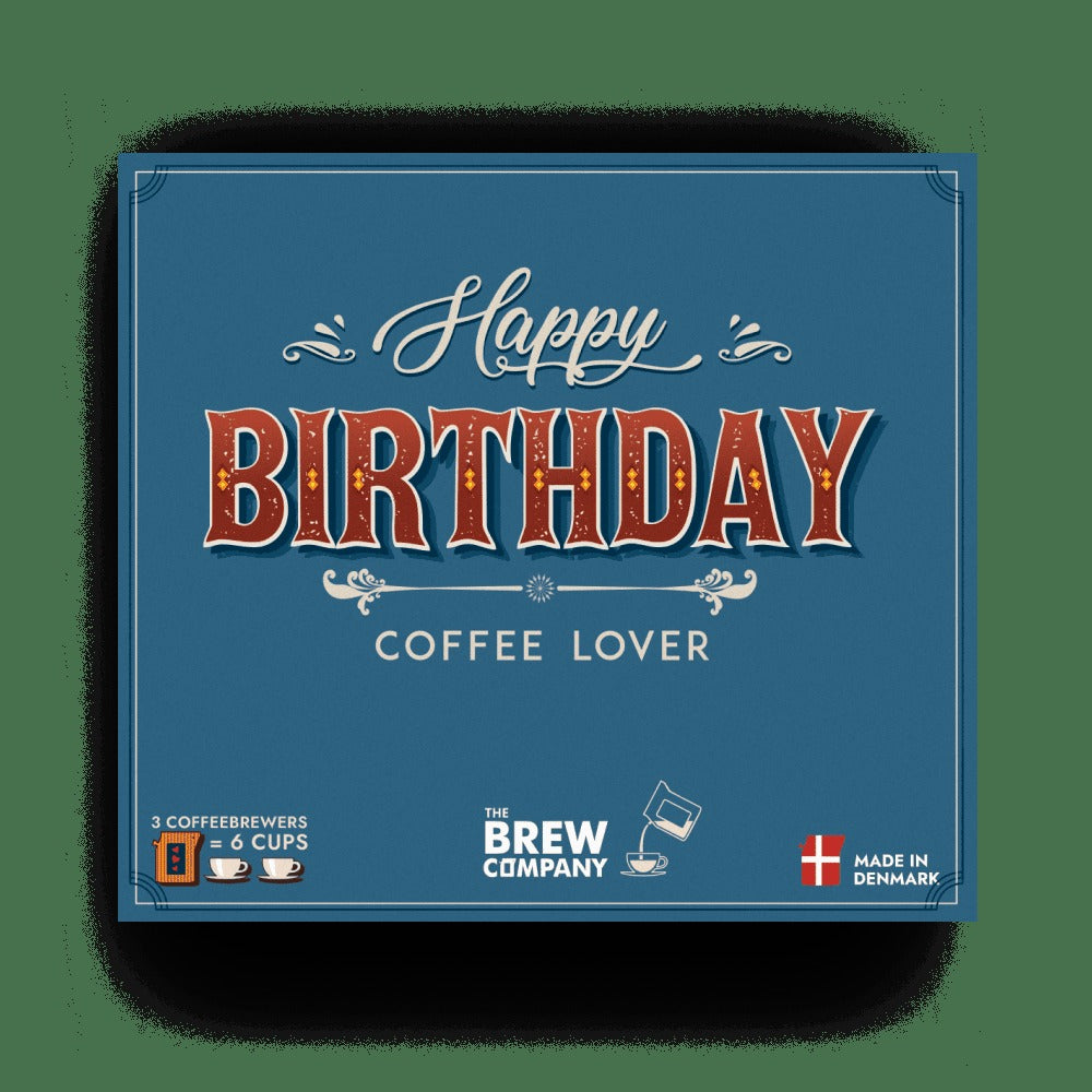 Kaffee-Geschenkset – Happy Birthday Specialty Coffee 3 Pcs Gift Box