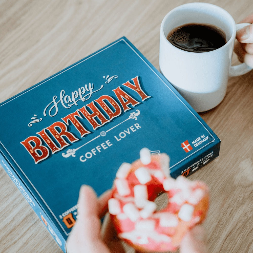 Kaffee-Geschenkset – Happy Birthday Specialty Coffee 3 Pcs Gift Box